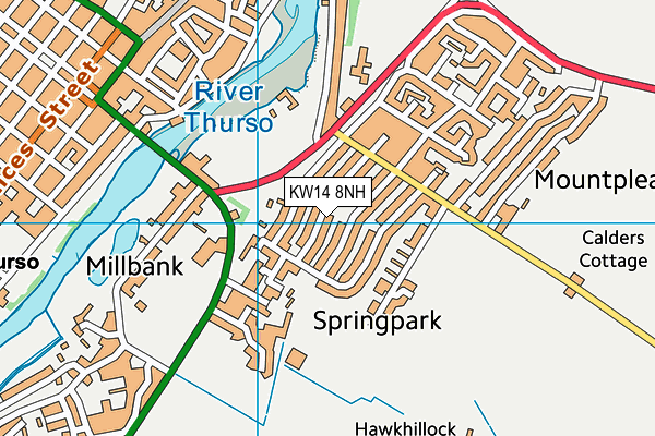 KW14 8NH map - OS VectorMap District (Ordnance Survey) KW14 8NH map - OS VectorMap District (Ordnance Survey)