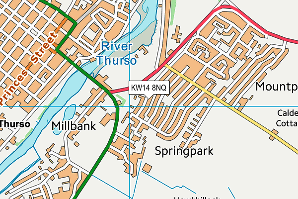 KW14 8NQ map - OS VectorMap District (Ordnance Survey)