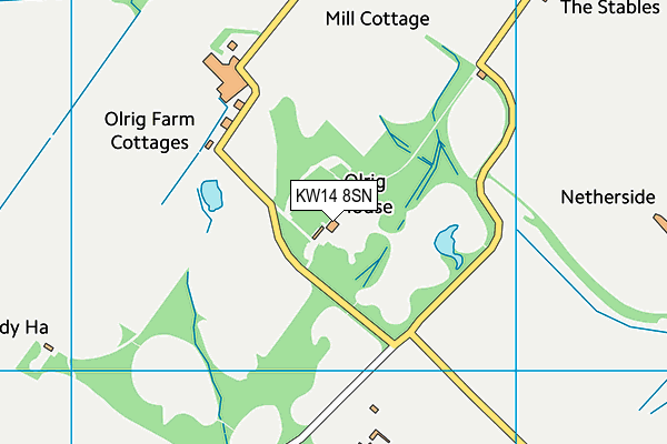 KW14 8SN map - OS VectorMap District (Ordnance Survey) KW14 8SN map - OS VectorMap District (Ordnance Survey)