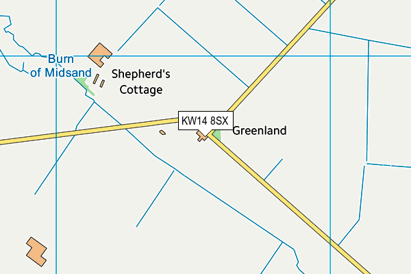KW14 8SX map - OS VectorMap District (Ordnance Survey) KW14 8SX map - OS VectorMap District (Ordnance Survey)