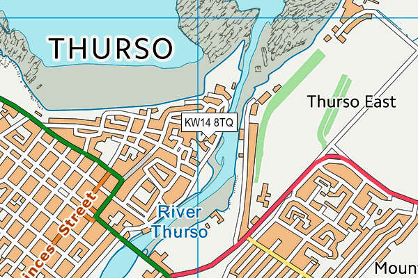 KW14 8TQ map - OS VectorMap District (Ordnance Survey) KW14 8TQ map - OS VectorMap District (Ordnance Survey)