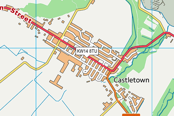 KW14 8TU map - OS VectorMap District (Ordnance Survey) KW14 8TU map - OS VectorMap District (Ordnance Survey)