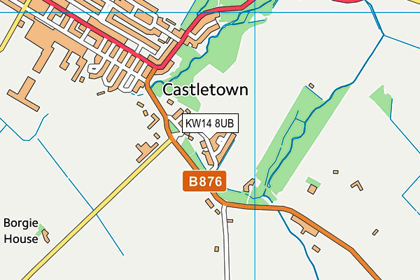 KW14 8UB map - OS VectorMap District (Ordnance Survey) KW14 8UB map - OS VectorMap District (Ordnance Survey)