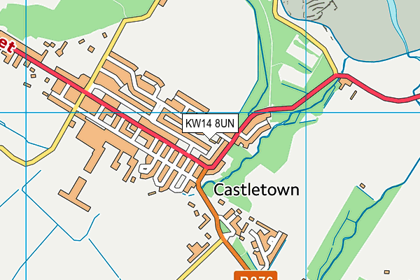 KW14 8UN map - OS VectorMap District (Ordnance Survey) KW14 8UN map - OS VectorMap District (Ordnance Survey)