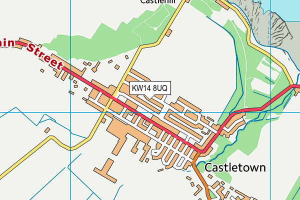 KW14 8UQ map - OS VectorMap District (Ordnance Survey) KW14 8UQ map - OS VectorMap District (Ordnance Survey)