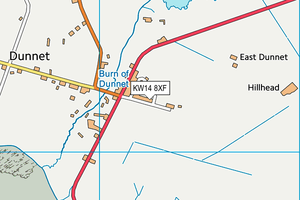 KW14 8XF map - OS VectorMap District (Ordnance Survey) KW14 8XF map - OS VectorMap District (Ordnance Survey)