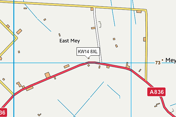 KW14 8XL map - OS VectorMap District (Ordnance Survey) KW14 8XL map - OS VectorMap District (Ordnance Survey)