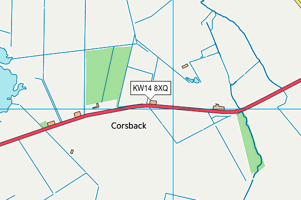 KW14 8XQ map - OS VectorMap District (Ordnance Survey)