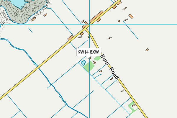 KW14 8XW map - OS VectorMap District (Ordnance Survey)