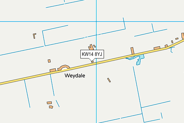 KW14 8YJ map - OS VectorMap District (Ordnance Survey) KW14 8YJ map - OS VectorMap District (Ordnance Survey)