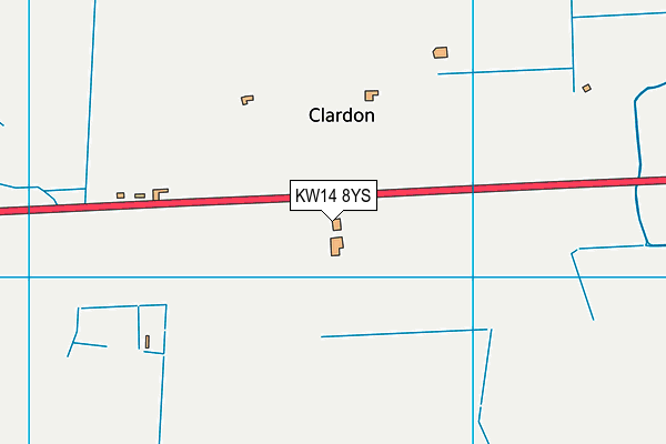 KW14 8YS map - OS VectorMap District (Ordnance Survey) KW14 8YS map - OS VectorMap District (Ordnance Survey)