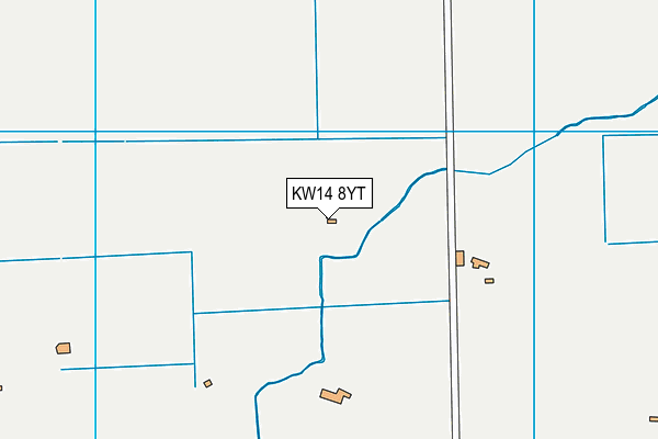 KW14 8YT map - OS VectorMap District (Ordnance Survey) KW14 8YT map - OS VectorMap District (Ordnance Survey)