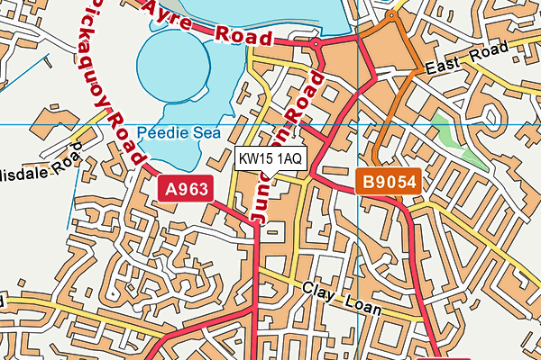 KW15 1AQ map - OS VectorMap District (Ordnance Survey)