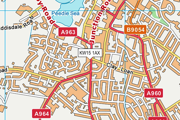 KW15 1AX map - OS VectorMap District (Ordnance Survey) KW15 1AX map - OS VectorMap District (Ordnance Survey)