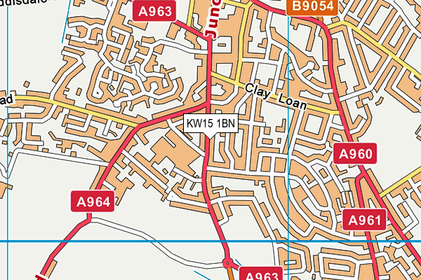 KW15 1BN map - OS VectorMap District (Ordnance Survey) KW15 1BN map - OS VectorMap District (Ordnance Survey)