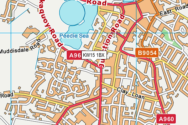 KW15 1BX map - OS VectorMap District (Ordnance Survey) KW15 1BX map - OS VectorMap District (Ordnance Survey)