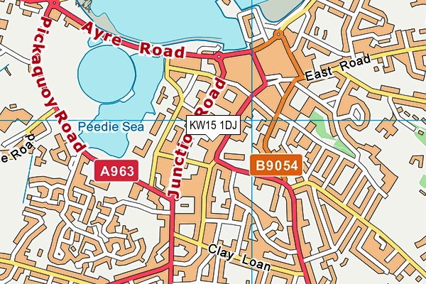 KW15 1DJ map - OS VectorMap District (Ordnance Survey) KW15 1DJ map - OS VectorMap District (Ordnance Survey)