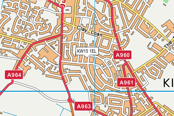 KW15 1EL map - OS VectorMap District (Ordnance Survey) KW15 1EL map - OS VectorMap District (Ordnance Survey)