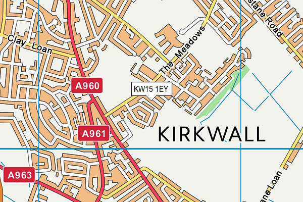 KW15 1EY map - OS VectorMap District (Ordnance Survey) KW15 1EY map - OS VectorMap District (Ordnance Survey)