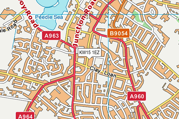 KW15 1EZ map - OS VectorMap District (Ordnance Survey) KW15 1EZ map - OS VectorMap District (Ordnance Survey)