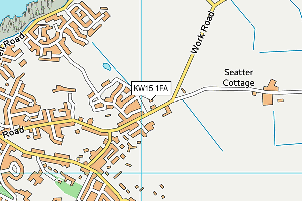 KW15 1FA map - OS VectorMap District (Ordnance Survey) KW15 1FA map - OS VectorMap District (Ordnance Survey)