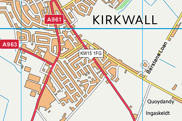KW15 1FG map - OS VectorMap District (Ordnance Survey) KW15 1FG map - OS VectorMap District (Ordnance Survey)
