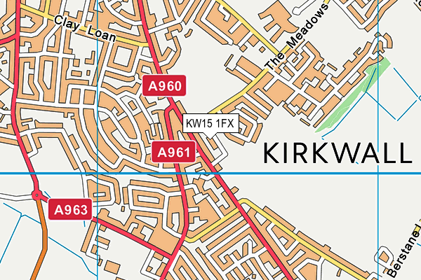 KW15 1FX map - OS VectorMap District (Ordnance Survey) KW15 1FX map - OS VectorMap District (Ordnance Survey)