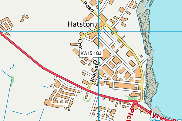 KW15 1GJ map - OS VectorMap District (Ordnance Survey) KW15 1GJ map - OS VectorMap District (Ordnance Survey)