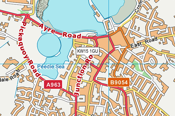KW15 1GU map - OS VectorMap District (Ordnance Survey) KW15 1GU map - OS VectorMap District (Ordnance Survey)