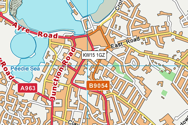 KW15 1GZ map - OS VectorMap District (Ordnance Survey) KW15 1GZ map - OS VectorMap District (Ordnance Survey)