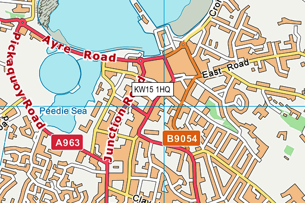 KW15 1HQ map - OS VectorMap District (Ordnance Survey)