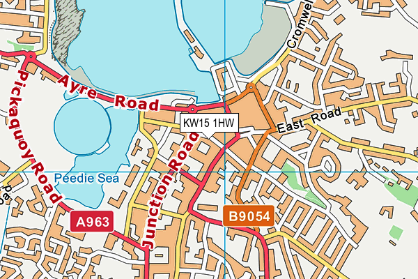 KW15 1HW map - OS VectorMap District (Ordnance Survey) KW15 1HW map - OS VectorMap District (Ordnance Survey)