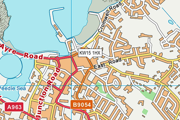 KW15 1HX map - OS VectorMap District (Ordnance Survey) KW15 1HX map - OS VectorMap District (Ordnance Survey)
