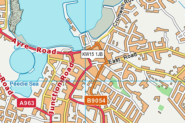 KW15 1JB map - OS VectorMap District (Ordnance Survey) KW15 1JB map - OS VectorMap District (Ordnance Survey)