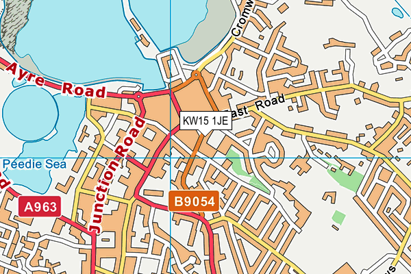 KW15 1JE map - OS VectorMap District (Ordnance Survey)