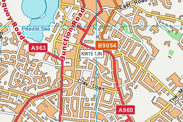 KW15 1JN map - OS VectorMap District (Ordnance Survey) KW15 1JN map - OS VectorMap District (Ordnance Survey)