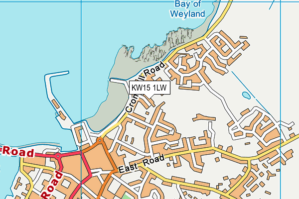 KW15 1LW map - OS VectorMap District (Ordnance Survey) KW15 1LW map - OS VectorMap District (Ordnance Survey)