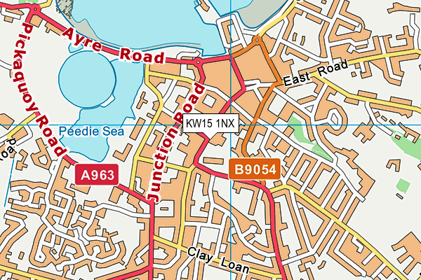 KW15 1NX map - OS VectorMap District (Ordnance Survey) KW15 1NX map - OS VectorMap District (Ordnance Survey)