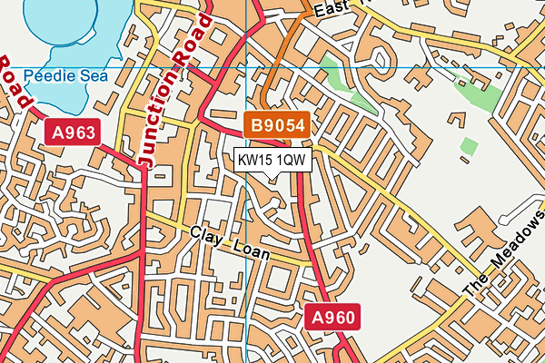 KW15 1QW map - OS VectorMap District (Ordnance Survey) KW15 1QW map - OS VectorMap District (Ordnance Survey)