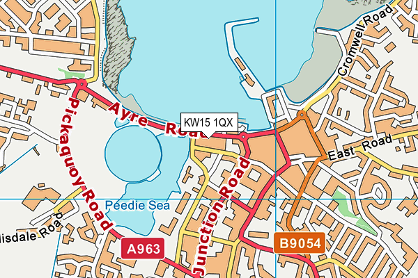 KW15 1QX map - OS VectorMap District (Ordnance Survey) KW15 1QX map - OS VectorMap District (Ordnance Survey)