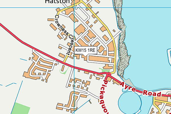 KW15 1RE map - OS VectorMap District (Ordnance Survey) KW15 1RE map - OS VectorMap District (Ordnance Survey)