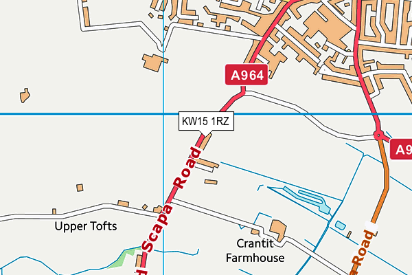 KW15 1RZ map - OS VectorMap District (Ordnance Survey) KW15 1RZ map - OS VectorMap District (Ordnance Survey)