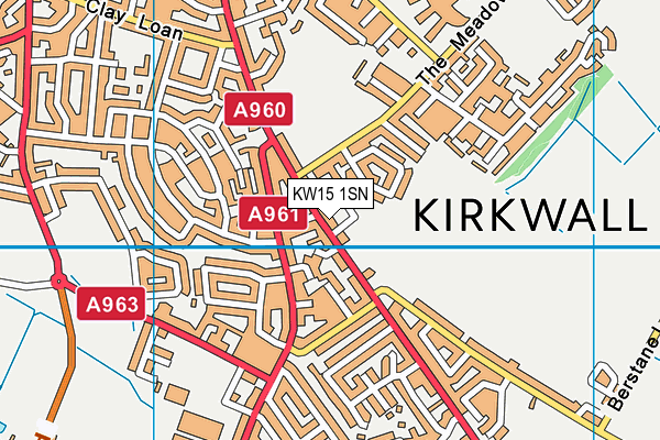 KW15 1SN map - OS VectorMap District (Ordnance Survey) KW15 1SN map - OS VectorMap District (Ordnance Survey)