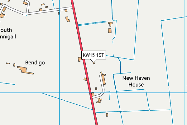 KW15 1ST map - OS VectorMap District (Ordnance Survey) KW15 1ST map - OS VectorMap District (Ordnance Survey)