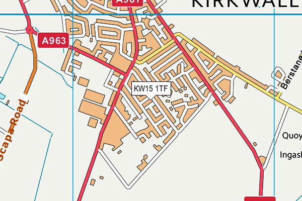 KW15 1TF map - OS VectorMap District (Ordnance Survey) KW15 1TF map - OS VectorMap District (Ordnance Survey)
