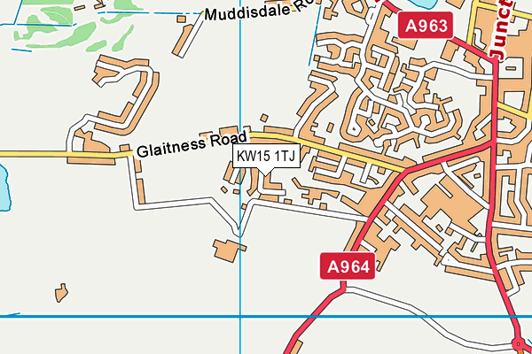 KW15 1TJ map - OS VectorMap District (Ordnance Survey)