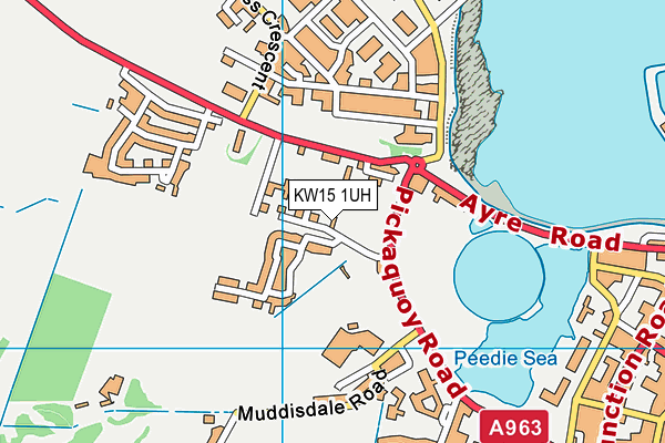 KW15 1UH map - OS VectorMap District (Ordnance Survey) KW15 1UH map - OS VectorMap District (Ordnance Survey)