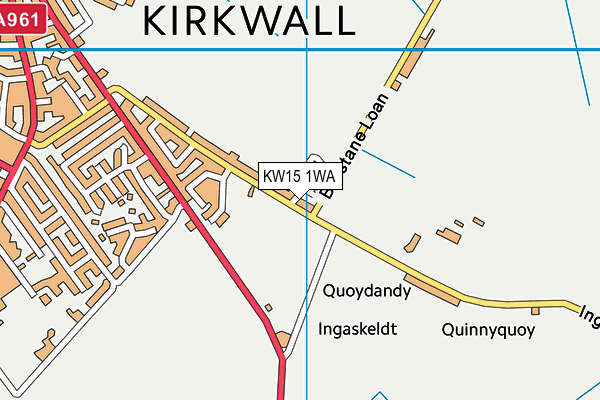 KW15 1WA map - OS VectorMap District (Ordnance Survey) KW15 1WA map - OS VectorMap District (Ordnance Survey)