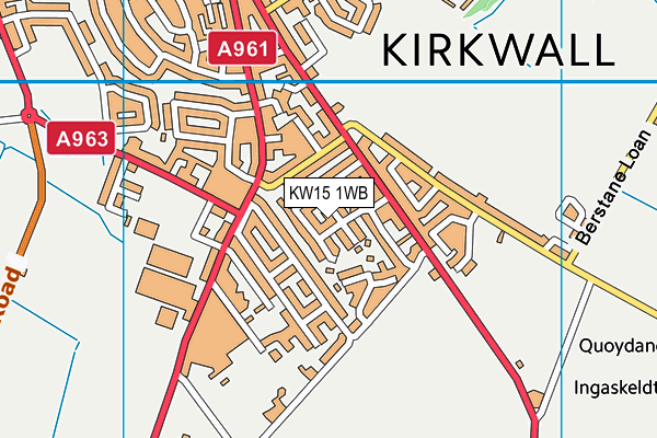 KW15 1WB map - OS VectorMap District (Ordnance Survey) KW15 1WB map - OS VectorMap District (Ordnance Survey)