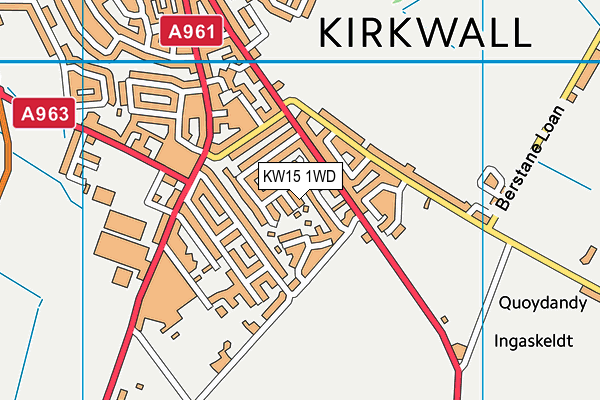 KW15 1WD map - OS VectorMap District (Ordnance Survey) KW15 1WD map - OS VectorMap District (Ordnance Survey)